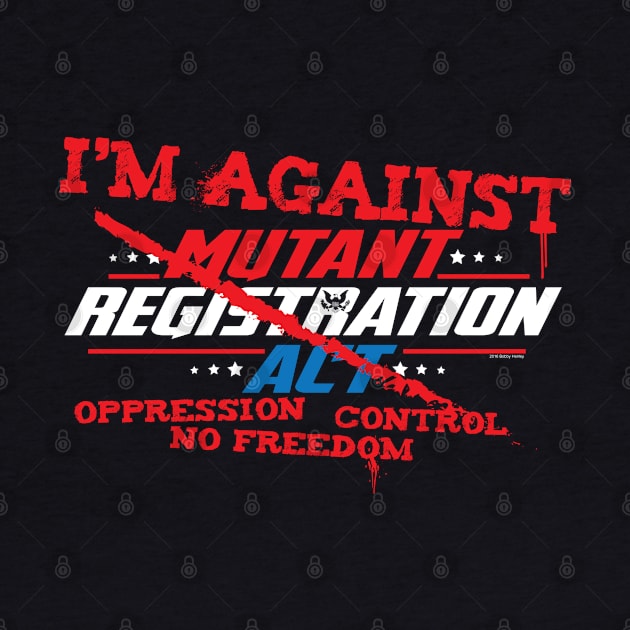 Mutant Registration Act - AGAINST by Illustratorator